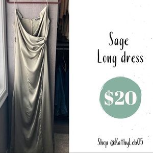 Sage Long Dress